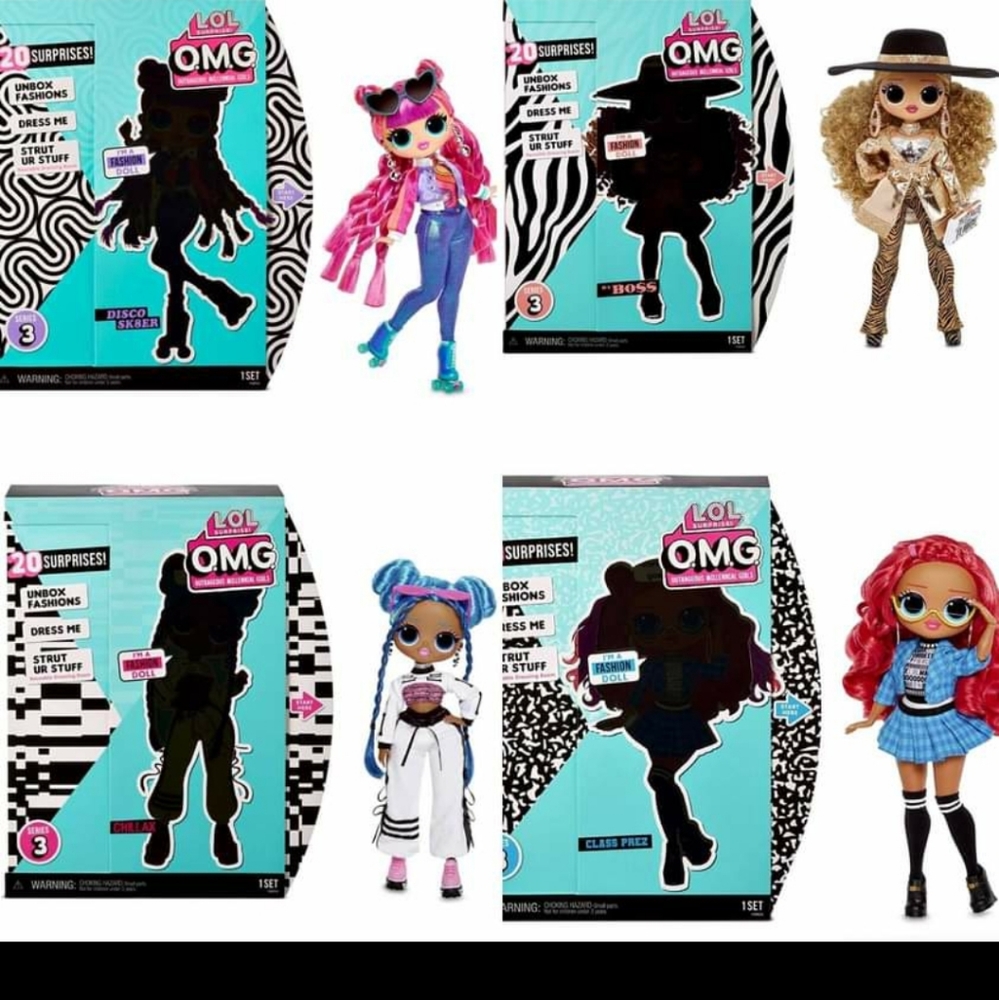 LOL surprise OMG SERIES 3 ALL 4 pack fashion set DOLLS LOT
